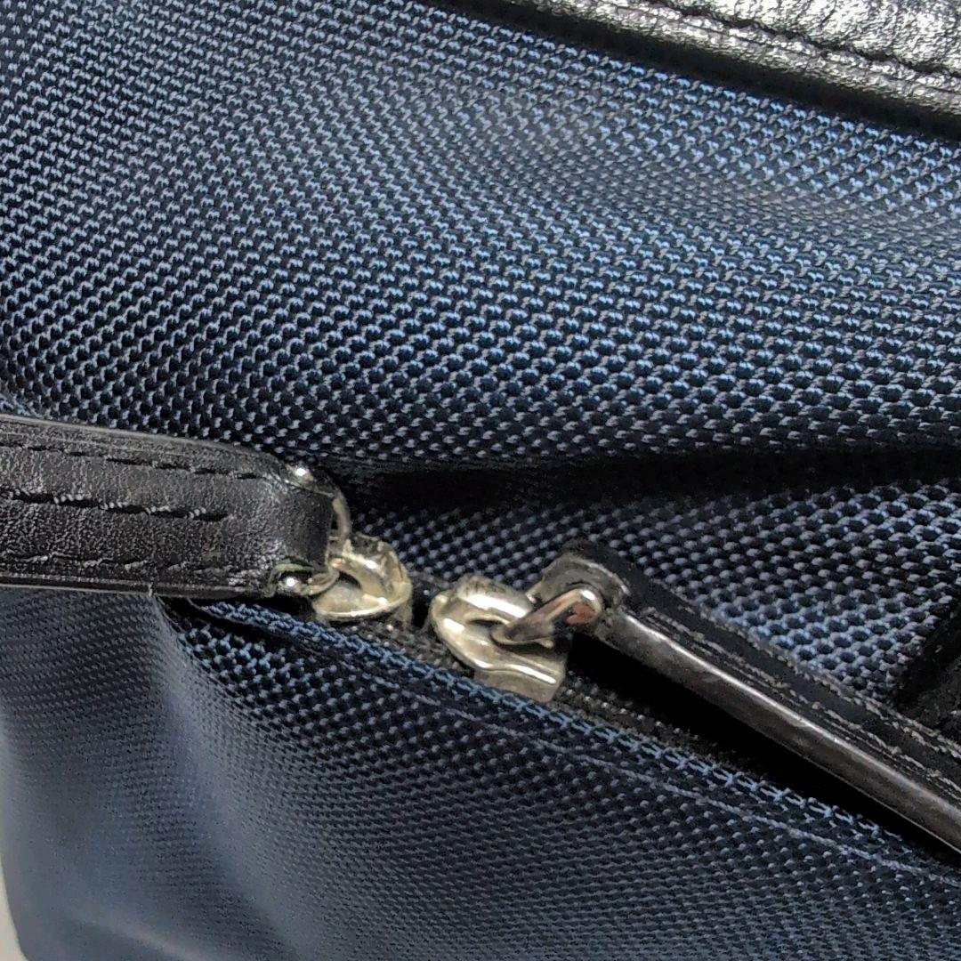 美品　トゥミ　トートバッグ　ジャーヴィス ビジネスバッグ　ネイビー　レザー