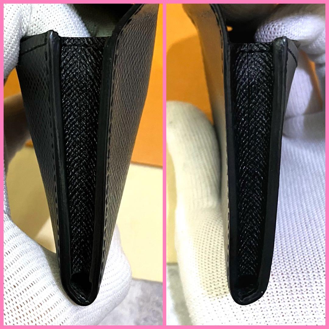 ルイヴィトン アンヴェロップ・カルト ドゥ ヴィジット タイガ カードケース 黒