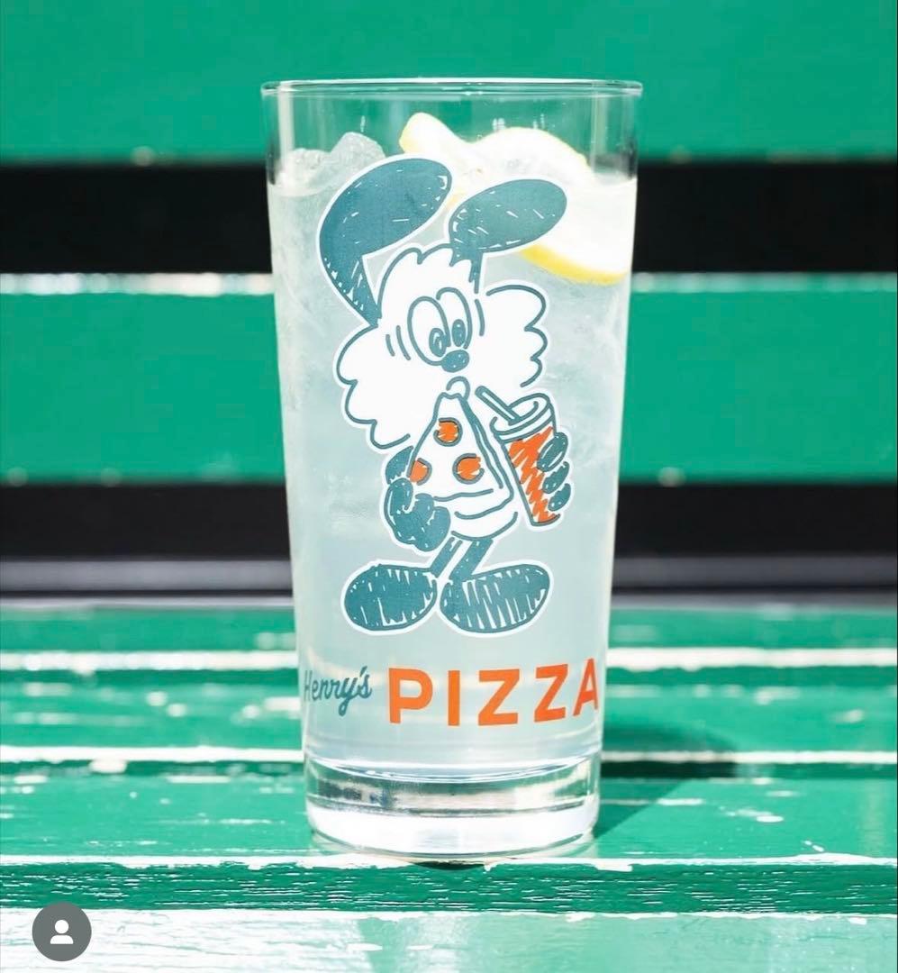 henry's pizza verdy glass グラス　コップ