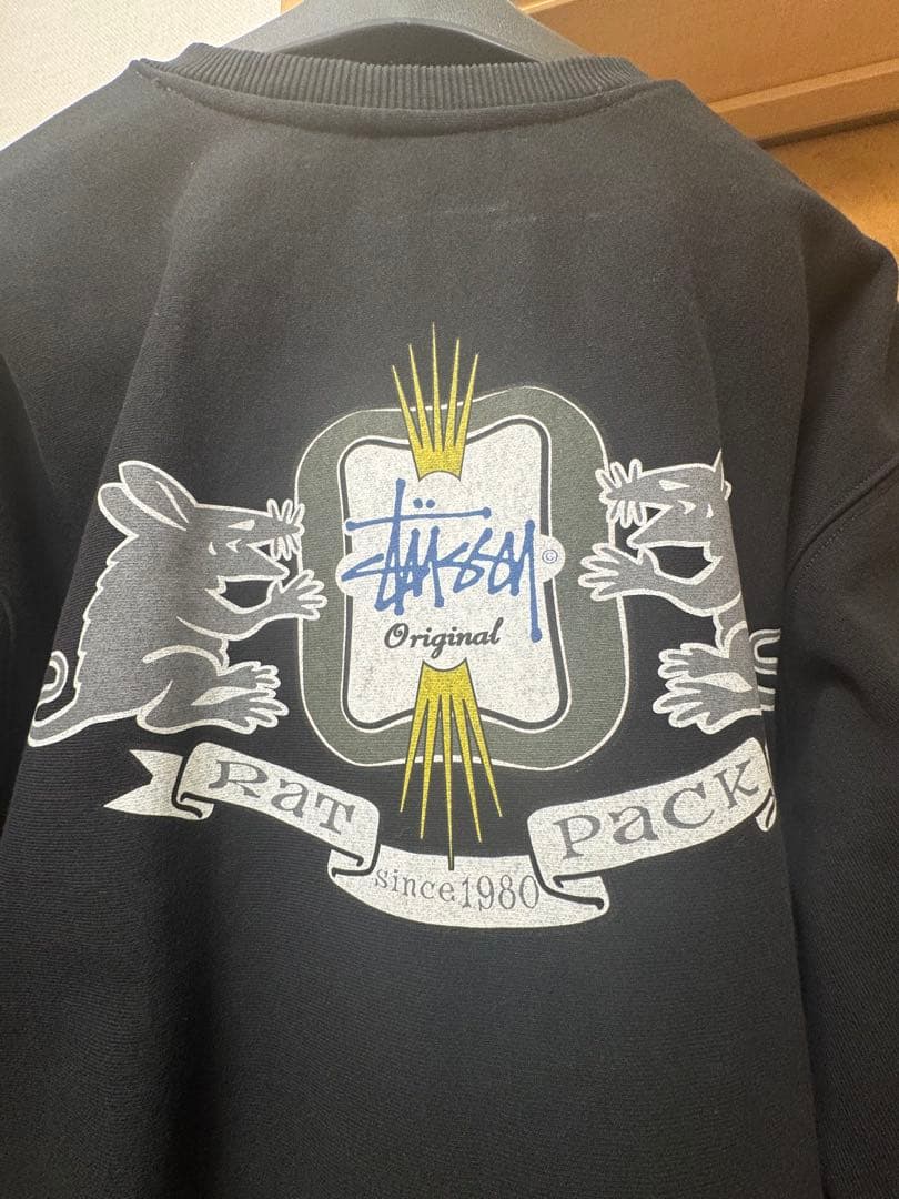 Stussy ブラック Lサイズ スウェット