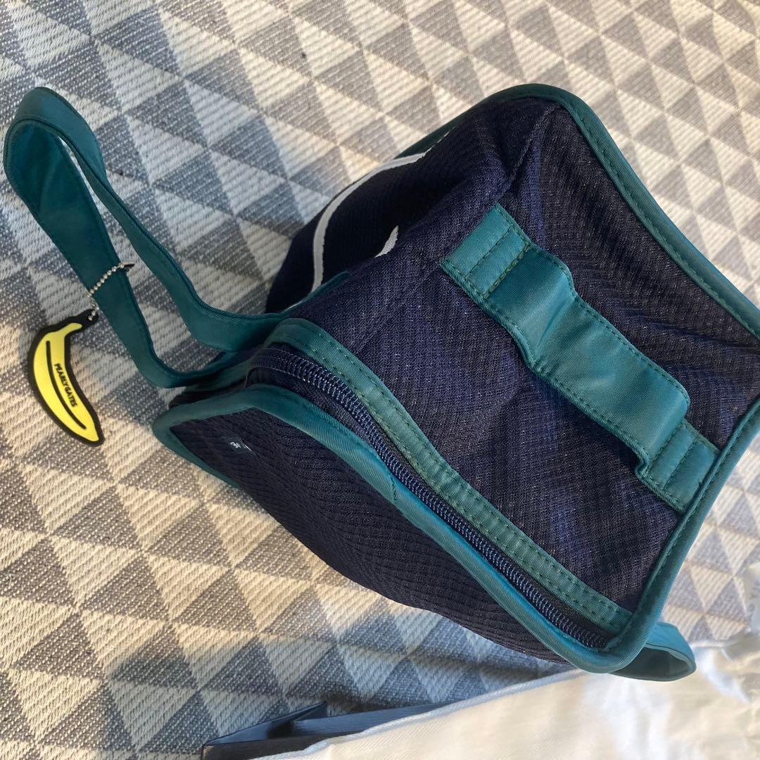 PEARLY GATES BOX型保冷バッグ　ネイビー/グリーン