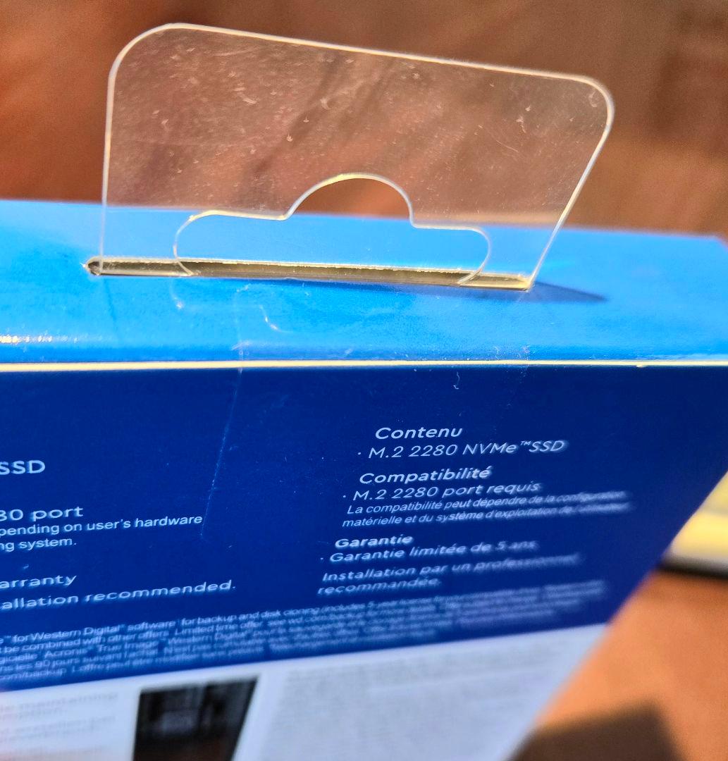 未開封品 WD Blue SN570 1TB NVMe SSD