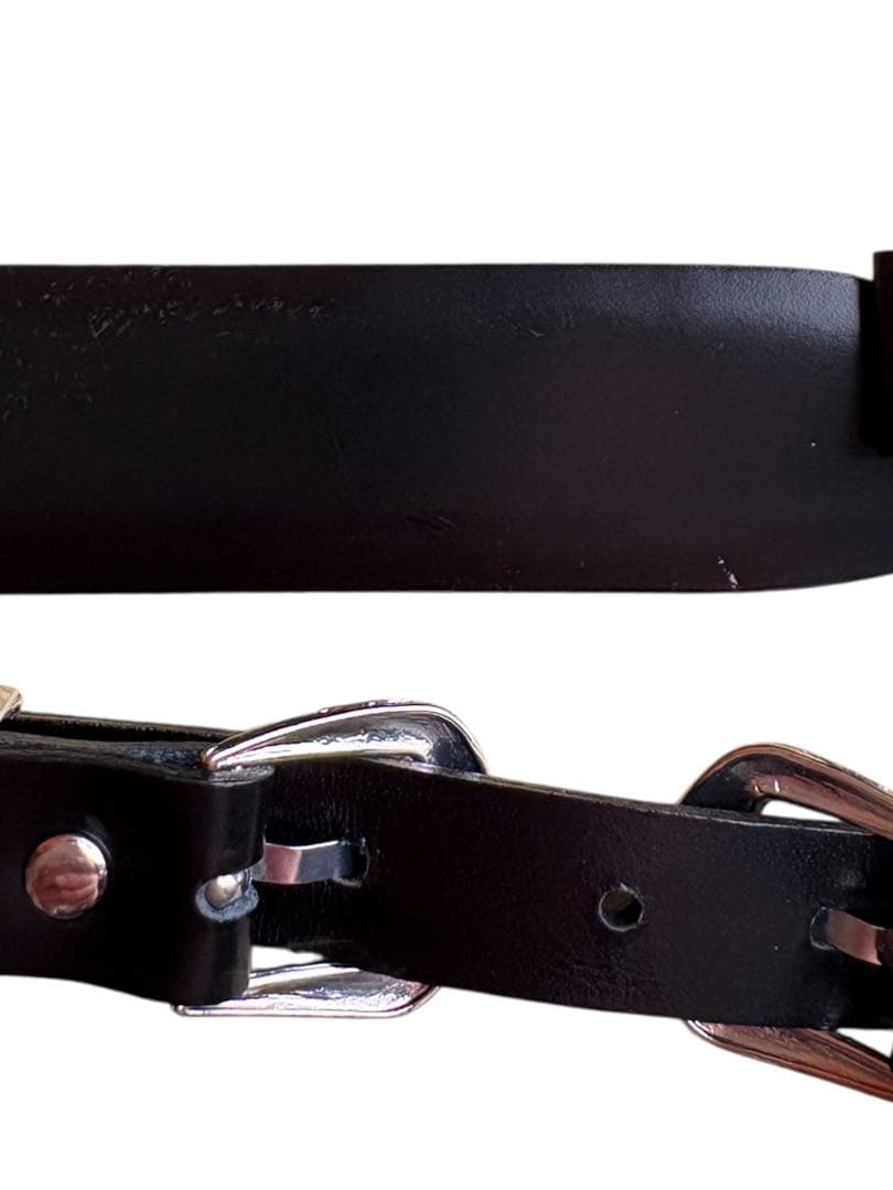 限定値下げ★TOGA PULLA Leather nylon tape belt