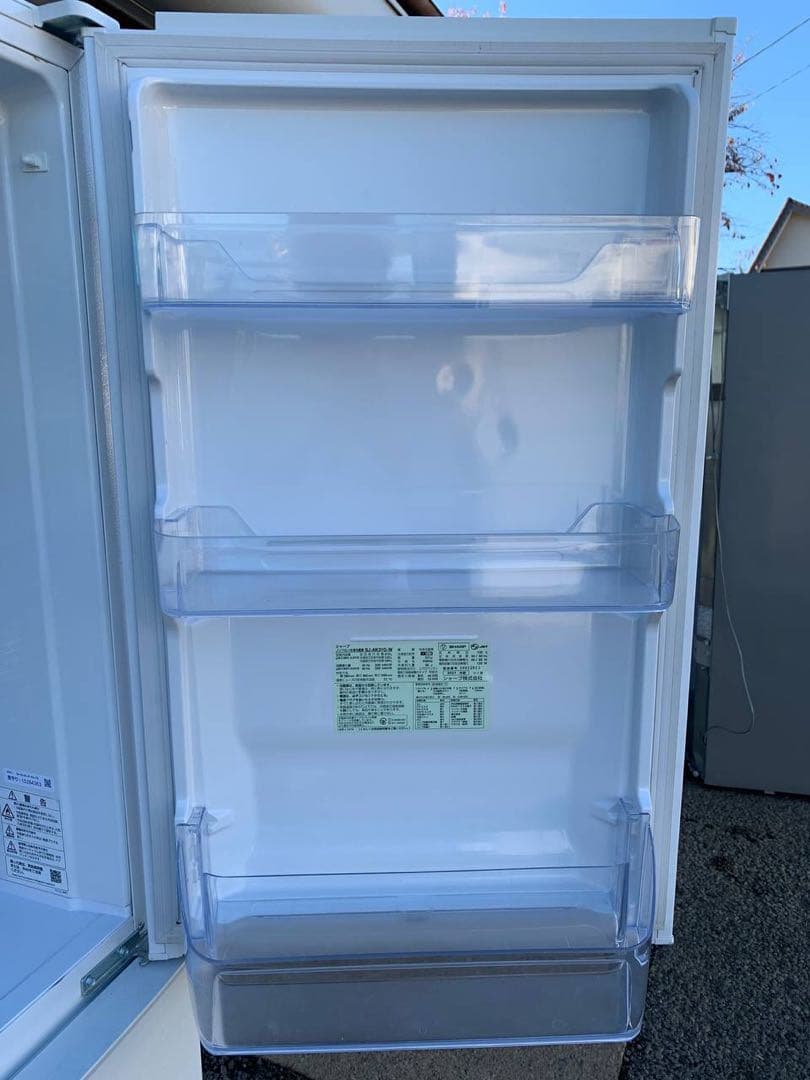 ♦SHARP ノンフロン冷凍冷蔵庫【2021年製】SJ-AK31G-W