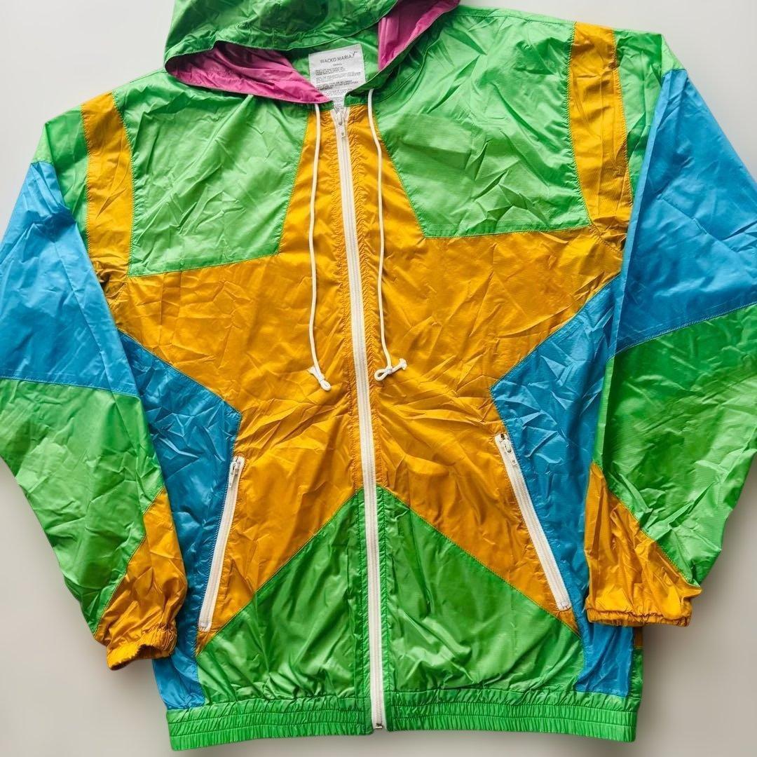 初期アーカイブ】WACKO MARIA ナイロンパーカー 日本製 背面ビッグロゴ