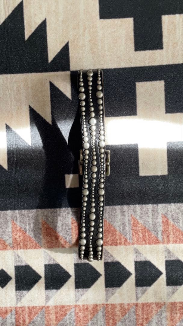 い*ん様 HTC レザー スタッズ ベルト 32 inch