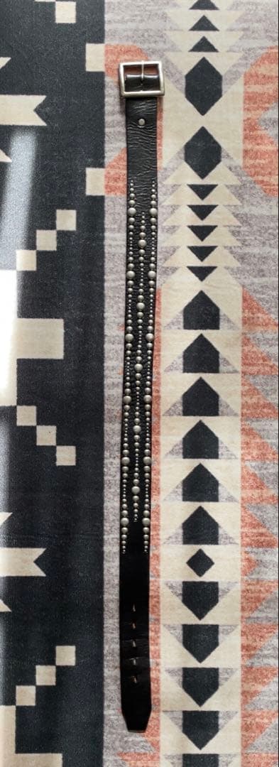 い*ん様 HTC レザー スタッズ ベルト 32 inch