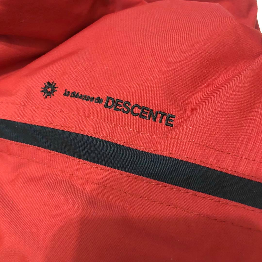 DESCENTE デサント スキーウェア 上下セット 赤 9号 レディース
