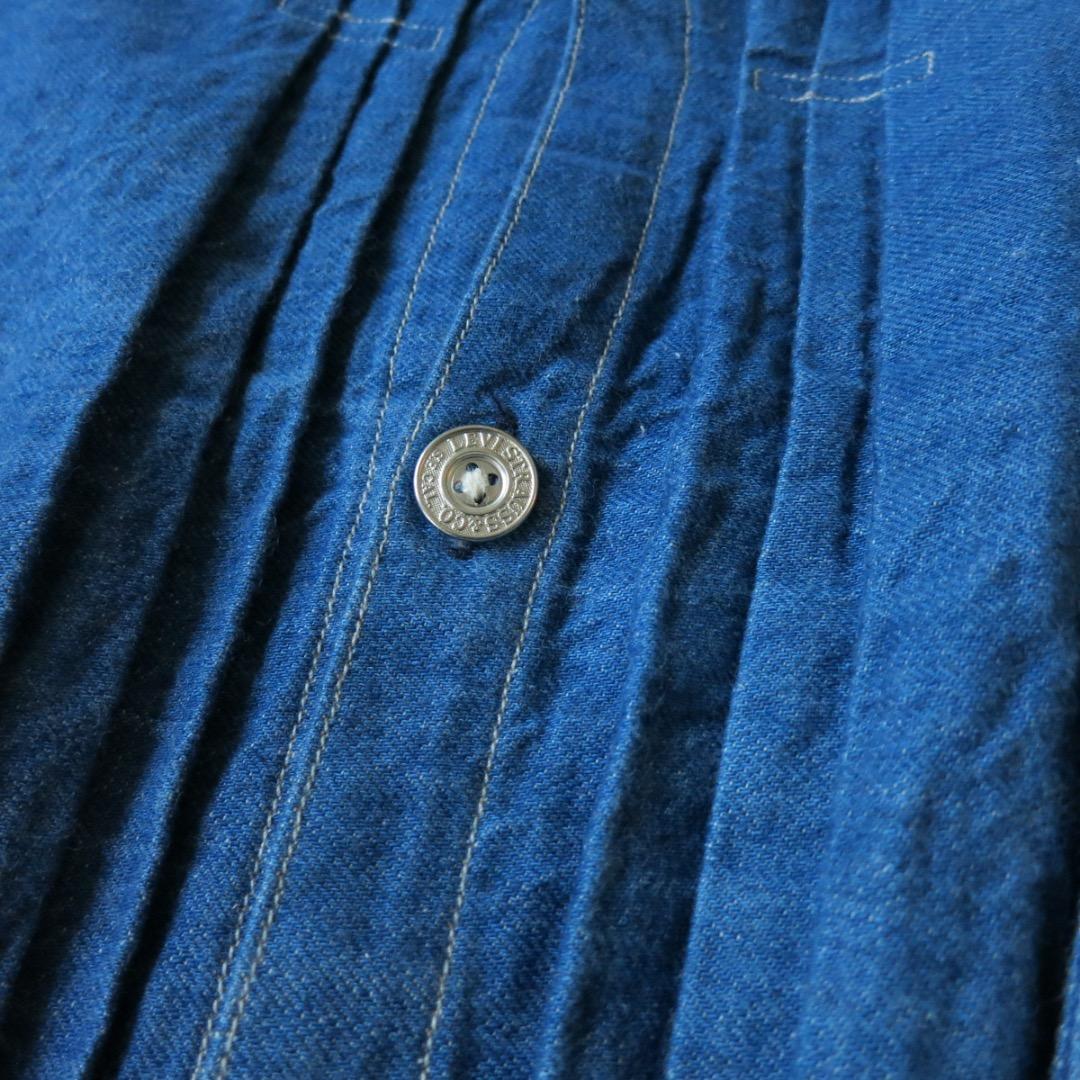 42 LEVI'S VINTAGE CLOTHING トリプルプリーツブラウス