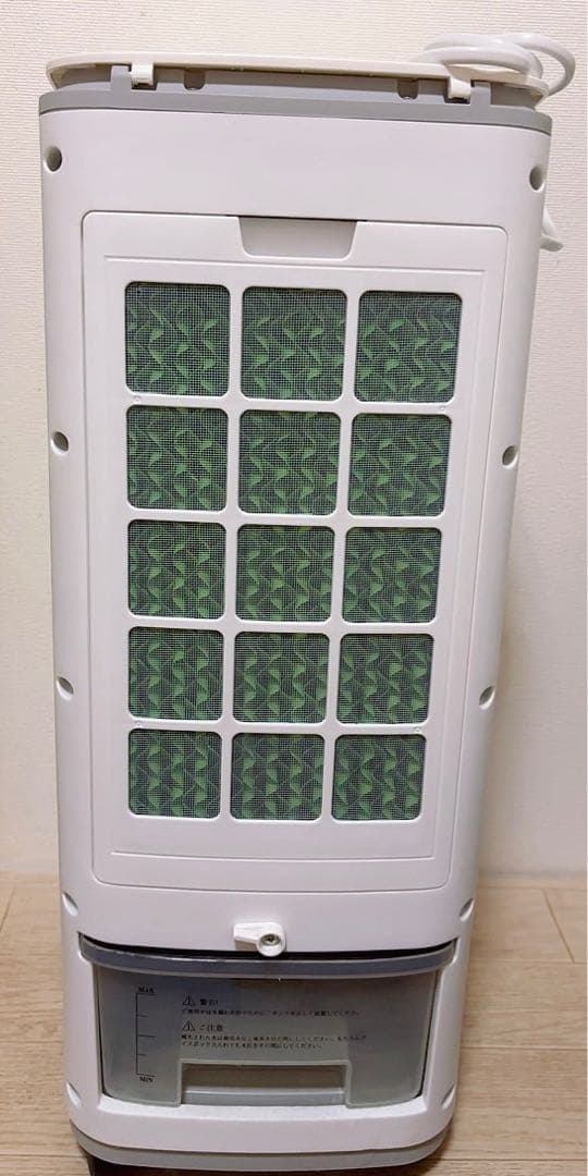 ほぼ新品 冷風機 冷風扇 3段階風量 2つモード 70°首振り 上部給水