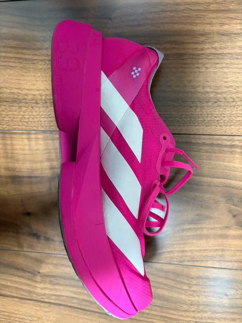 三*千様 adidas アディゼロ　アディオスプロ4 ランニングシューズ ピンク