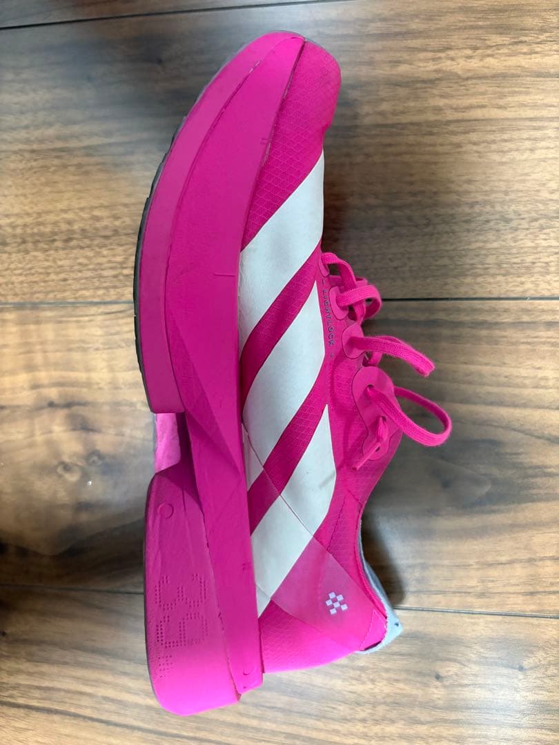 三*千様 adidas アディゼロ　アディオスプロ4 ランニングシューズ ピンク