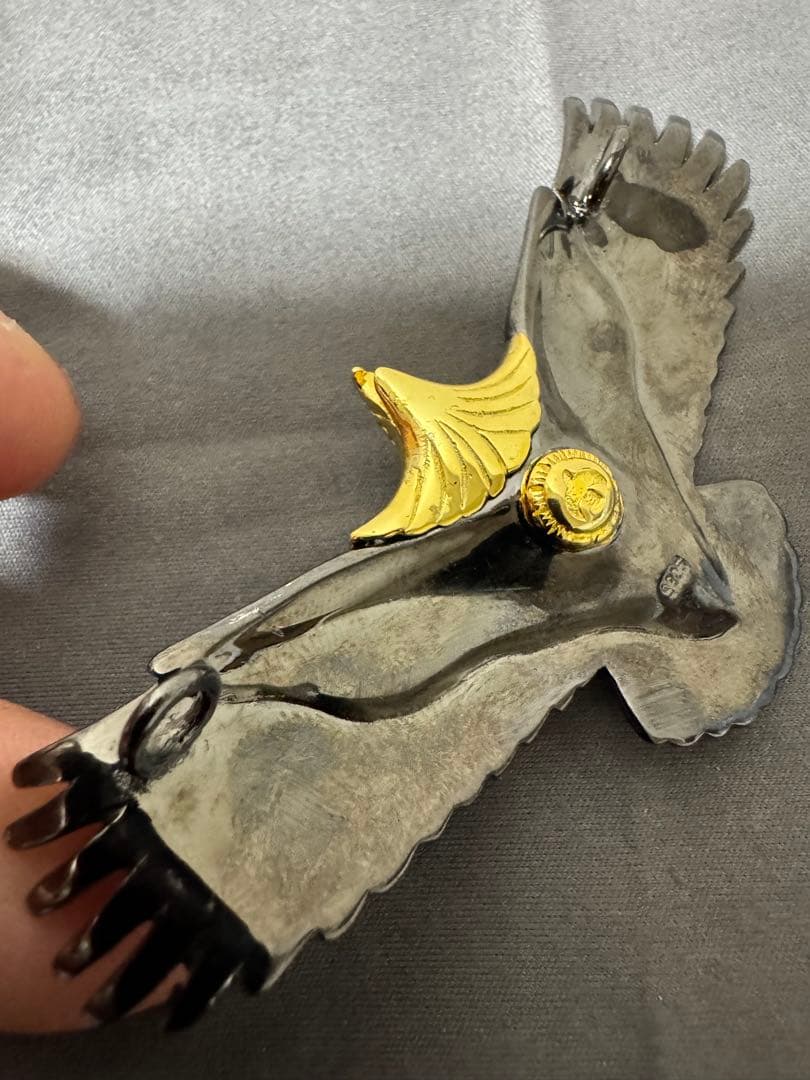 燻　頭金　特大イーグル　黒