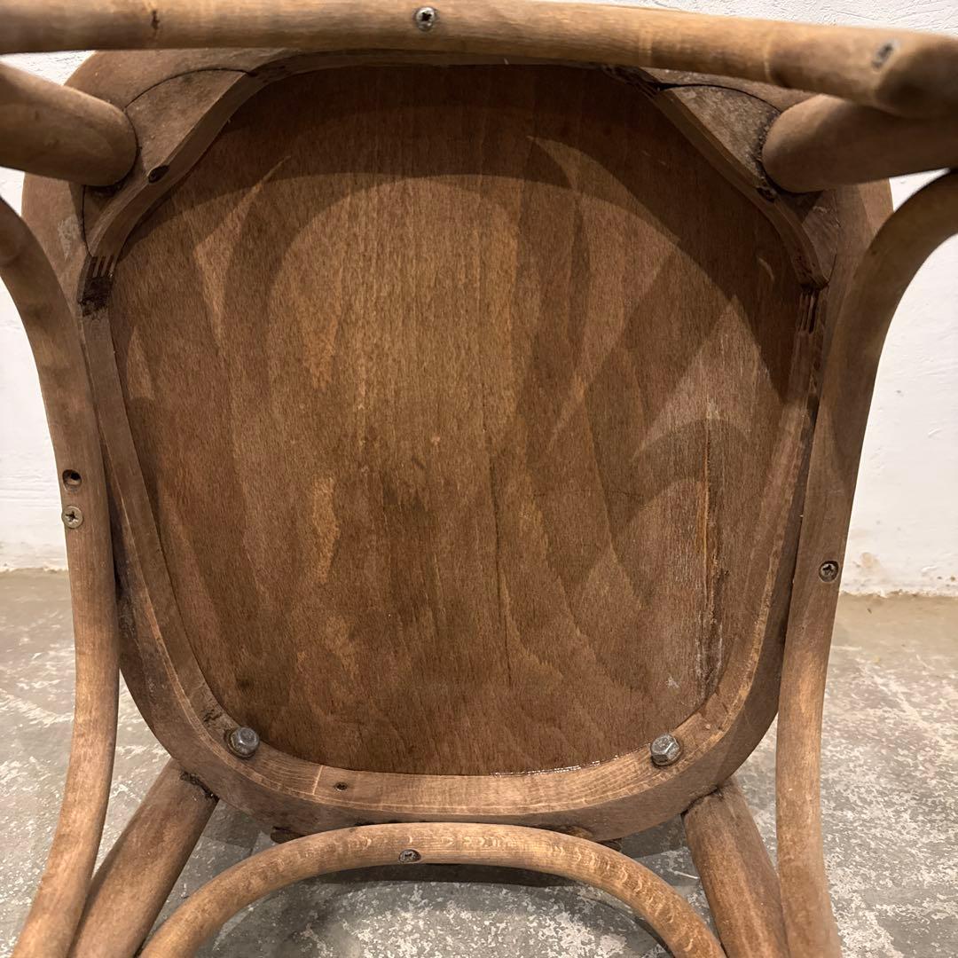 erina様ダイニングチェア　カフェチェア　剥離