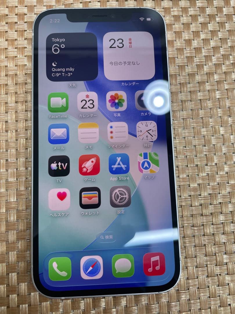 iPhone 12 128 GB ホワイトSIMフリー【0653】