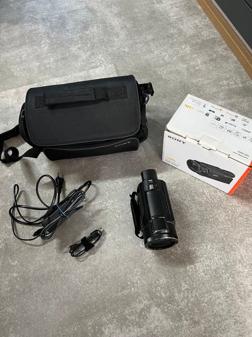 Sony FDR-AX60 4Kビデオカメラ 本体 バッグセット