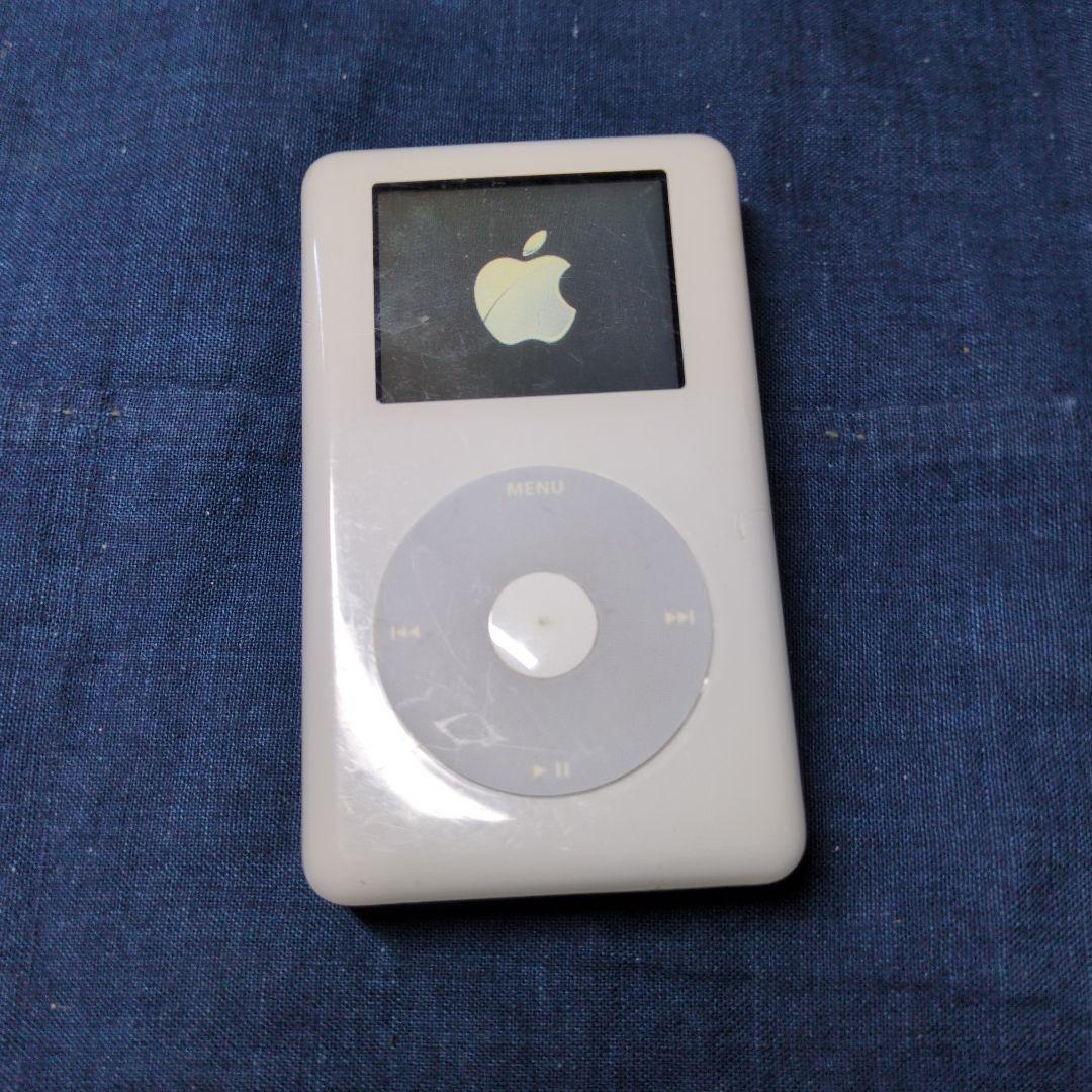 動作品　iPod Classic　60GB A1099　カラー液晶　白と金属