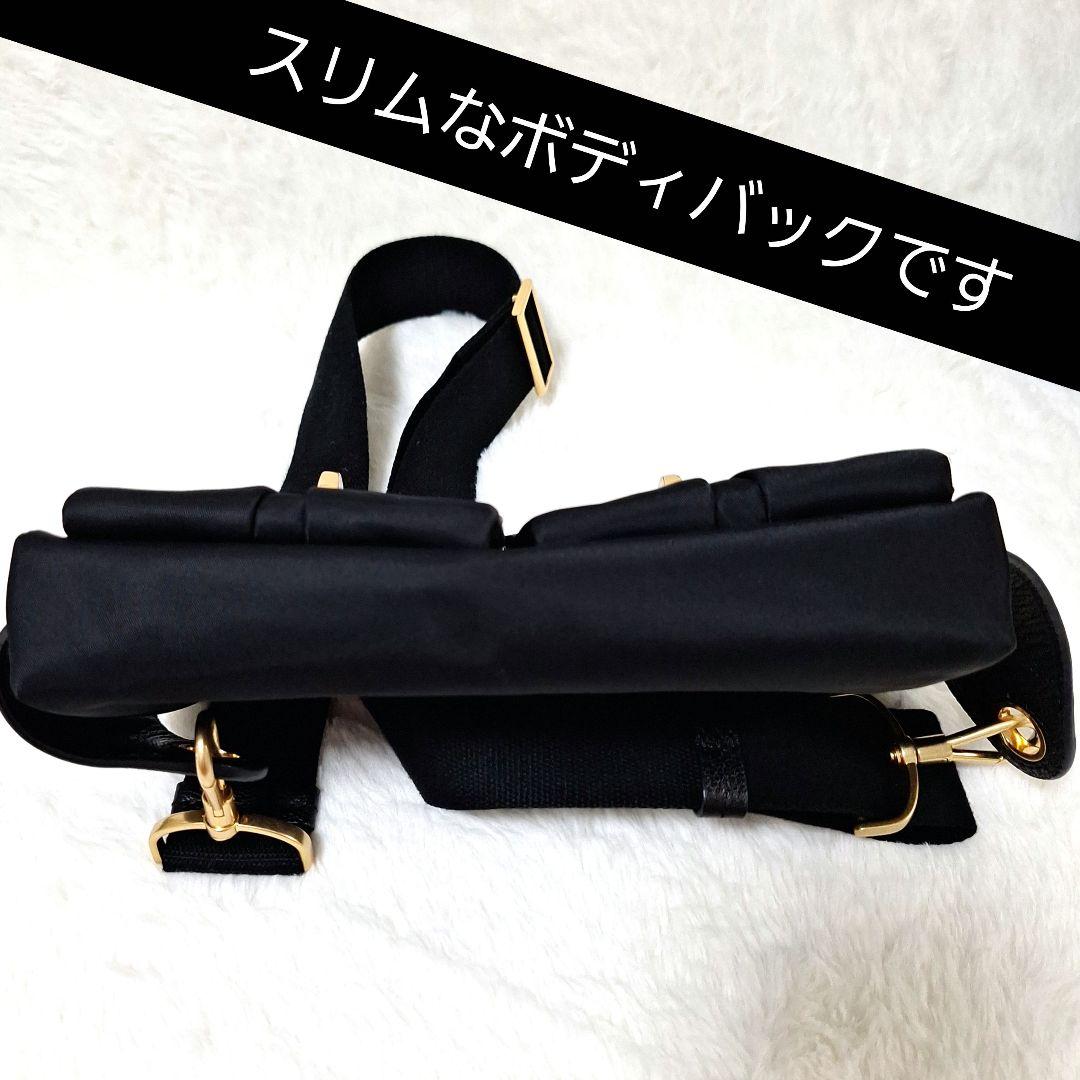 Used ♥ ケイトスペード ボディーバッグ ショルダー ブラック ゴールド