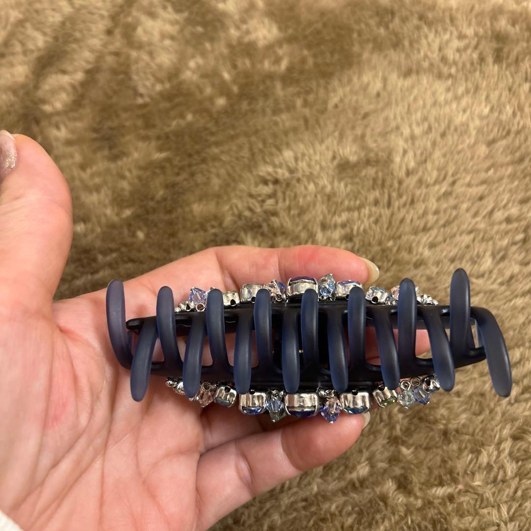 美品　Complex Biz コンプレックス ビズ バンスクリップ（サファイア）