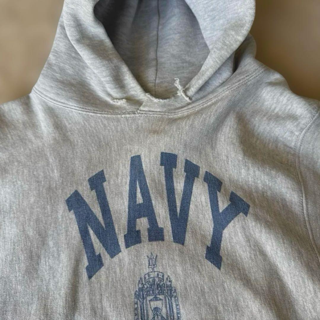 80's U.S NAVY リバースウィーブ　ビンテージ　ミリタリー　トリコタグ