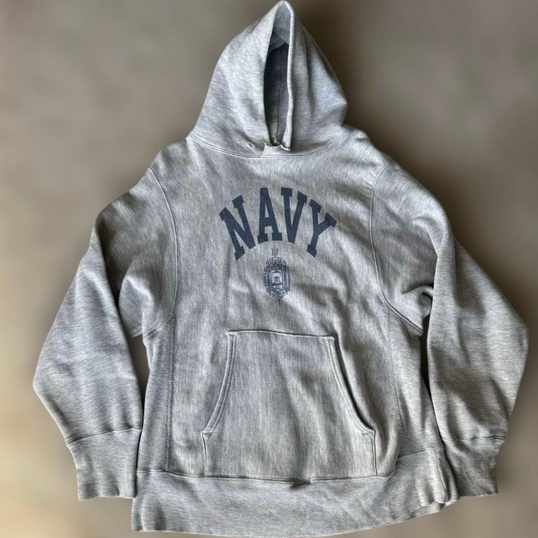 80's U.S NAVY リバースウィーブ　ビンテージ　ミリタリー　トリコタグ