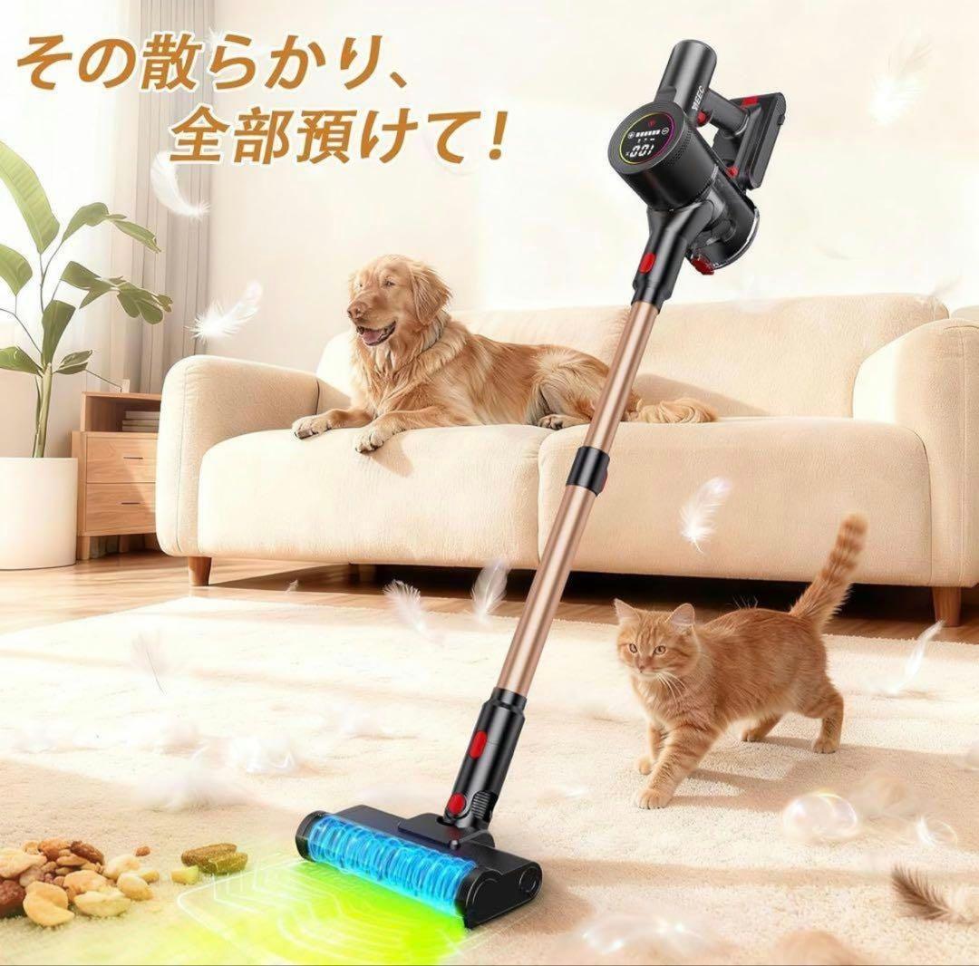 お買い得‼️ コードレス掃除機 軽量 サイクロン式 スティッククリーナー 2WAY