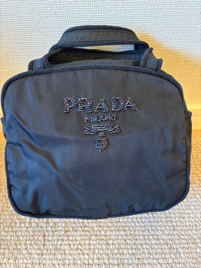 PRADA ビーズ刺繍 ハンドバッグ