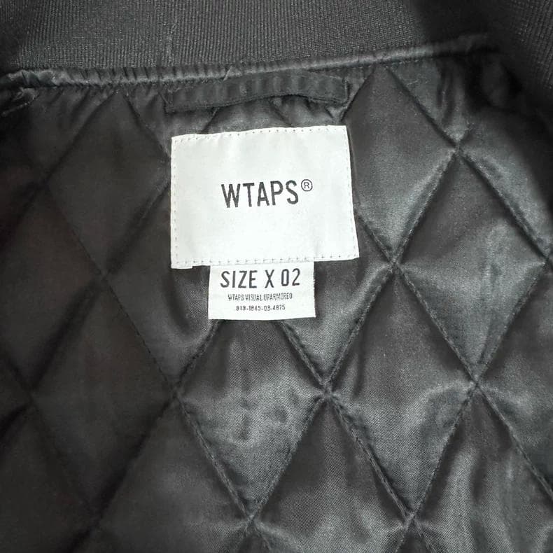 WTAPS ブラック クロスボーン　MA-1ジャケット