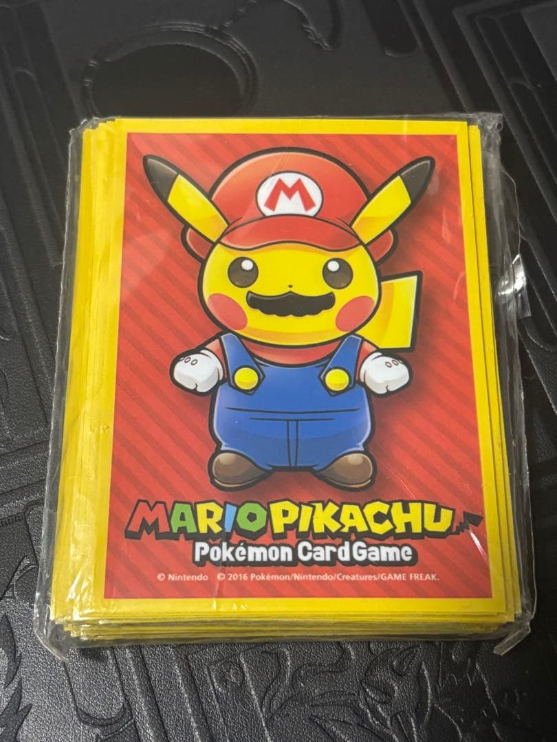 ポケモンカード　マリオピカチュウ スリーブ　新品未開封