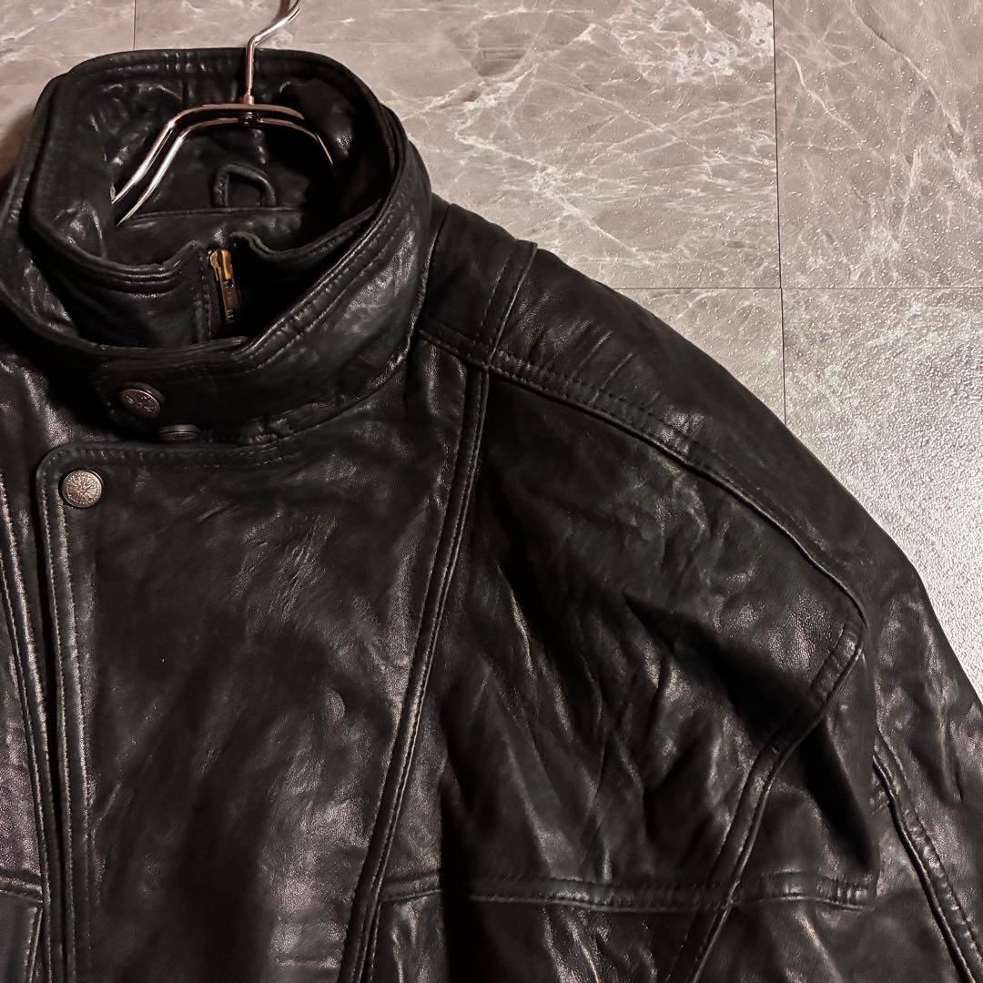 【希少】90s TANNERY WEST ヴィンテージ リアルレザージャケットM