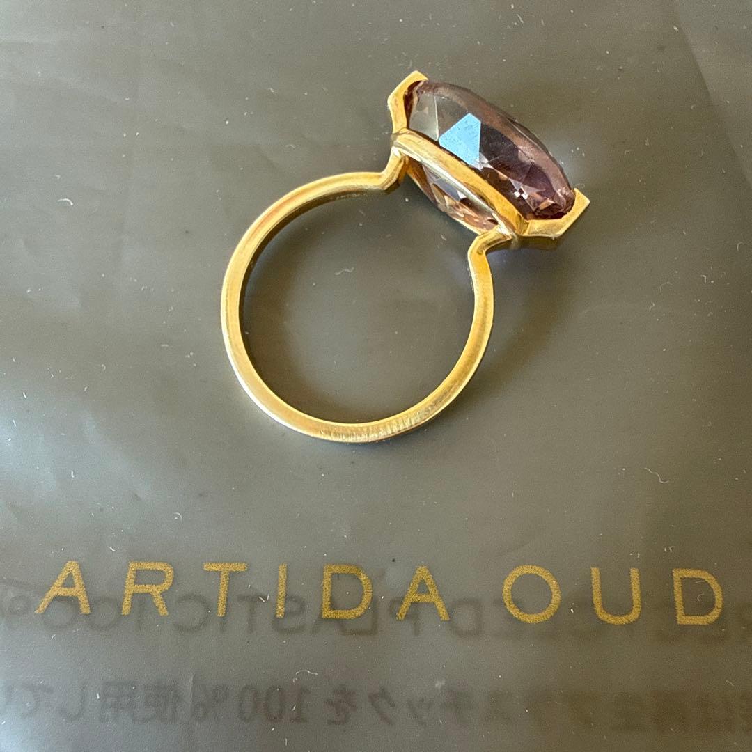 アルティーダウード [ancient]オーバルアメトリン リング　13号　925