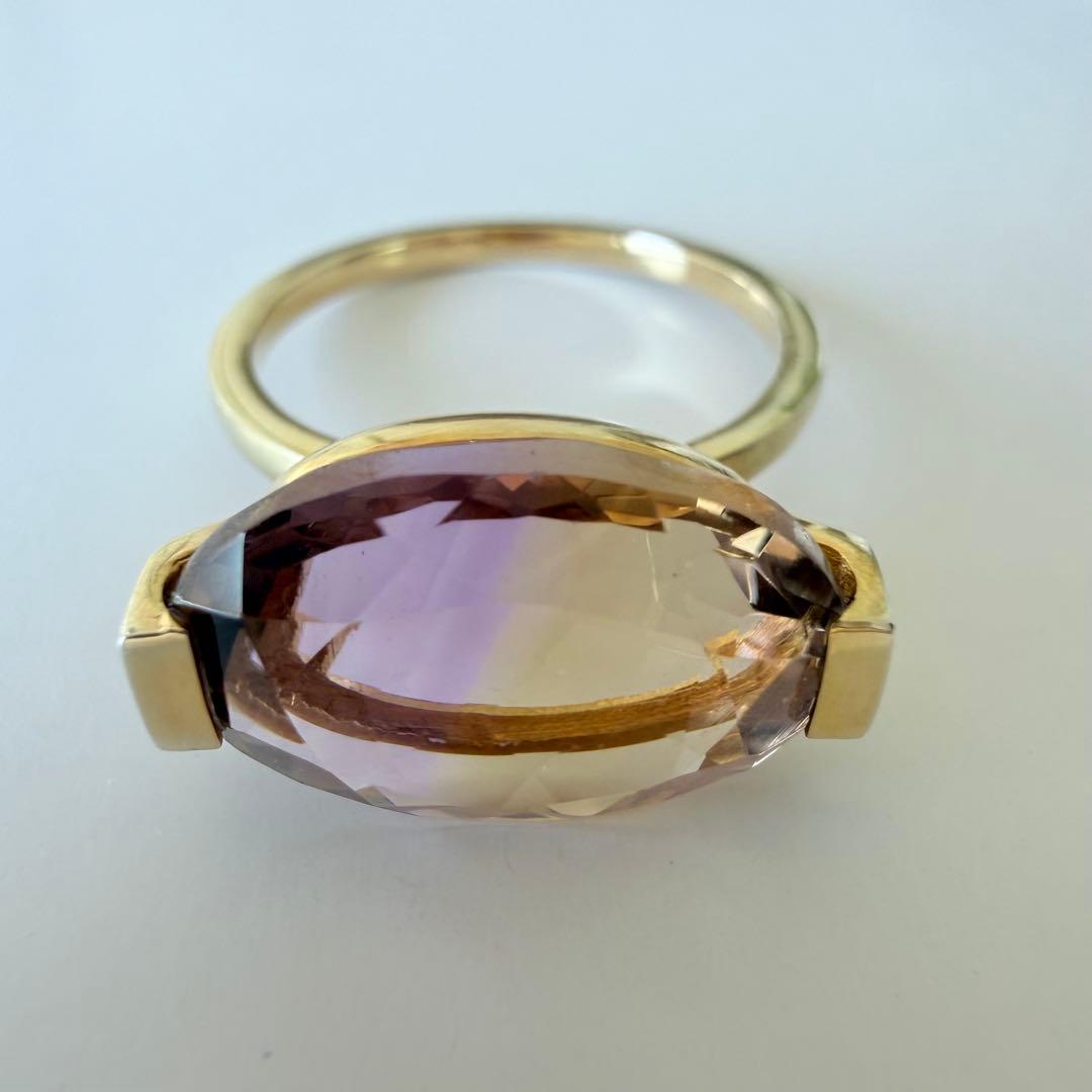 アルティーダウード [ancient]オーバルアメトリン リング　13号　925