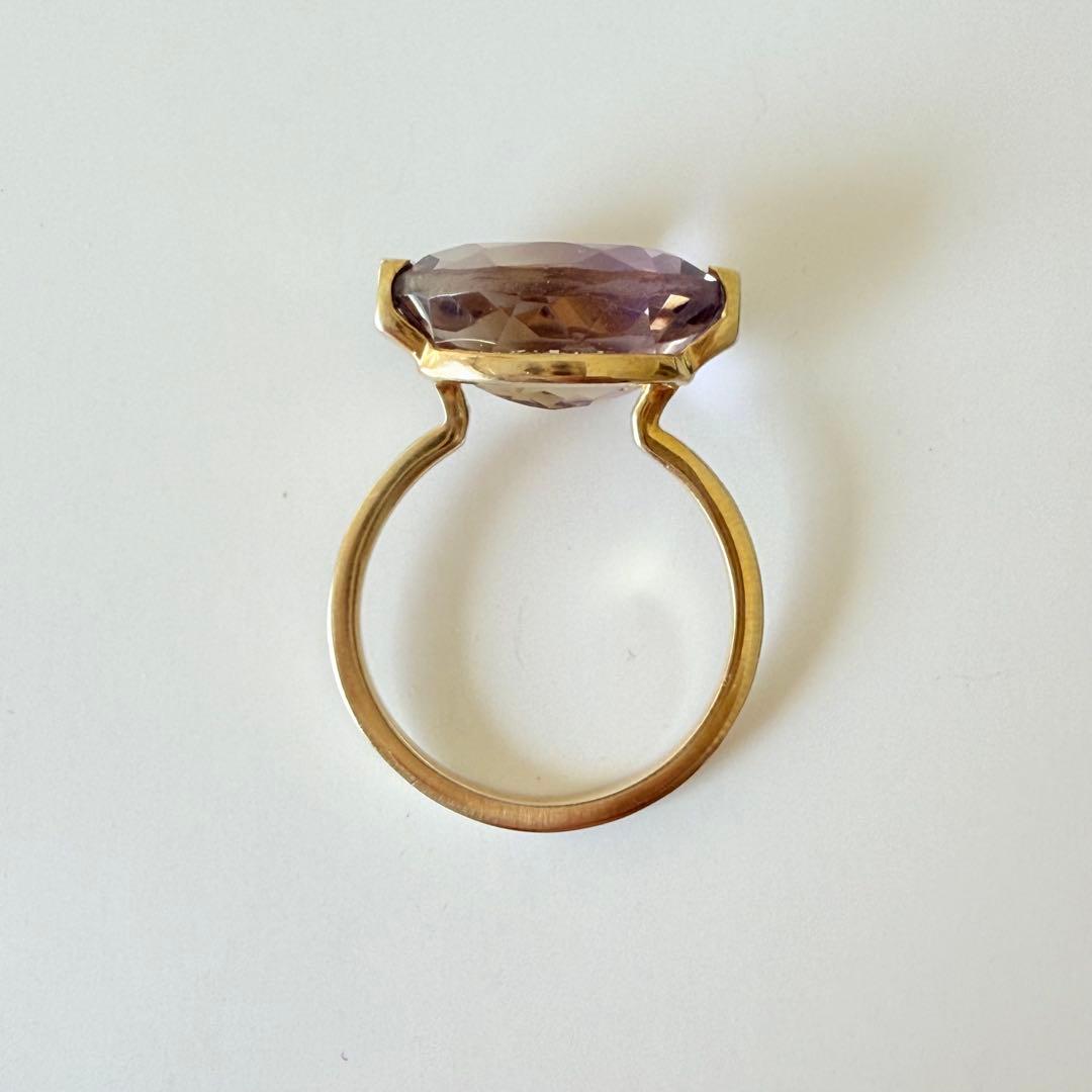 アルティーダウード [ancient]オーバルアメトリン リング　13号　925