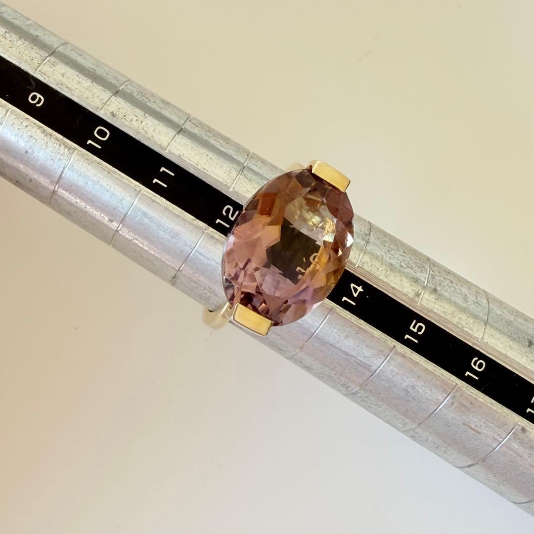 アルティーダウード [ancient]オーバルアメトリン リング　13号　925