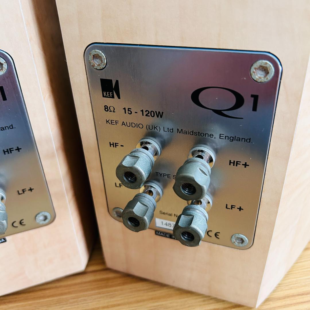 KEF Qシリーズ 2ウェイブックシェルフ型（バスレフ）スピーカー Q1