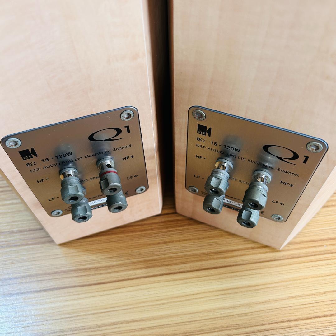 KEF Qシリーズ 2ウェイブックシェルフ型（バスレフ）スピーカー Q1