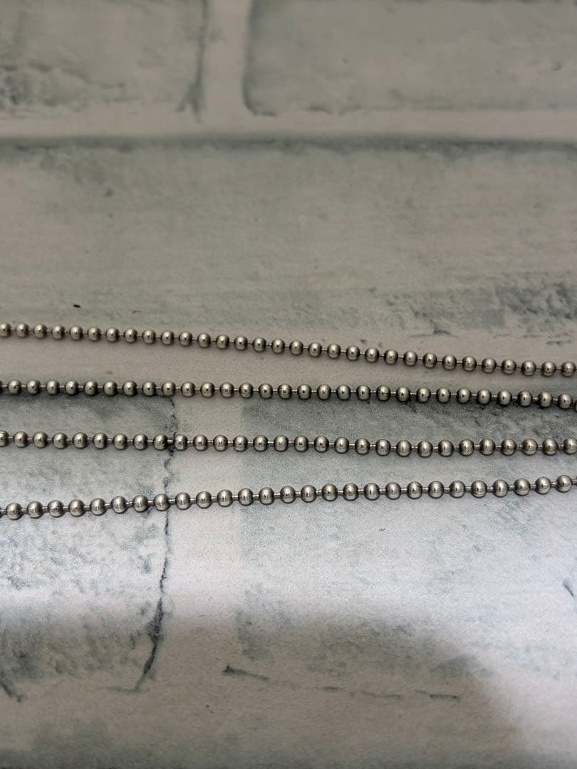 希少　オールドティファニー　 ボールチェーン　ネックレス　50cm ドイツ製