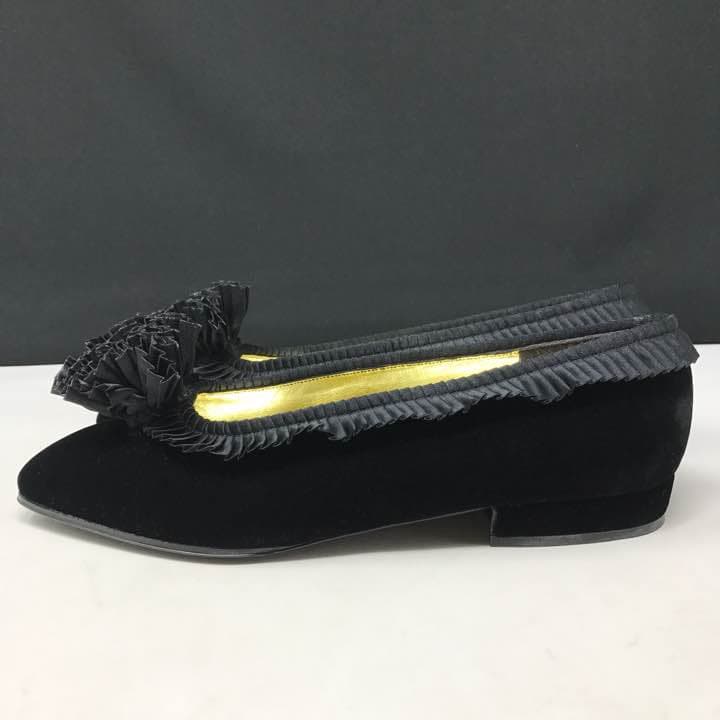 シャネル パンプス 未使用 コサージュ ベロア 箱付き