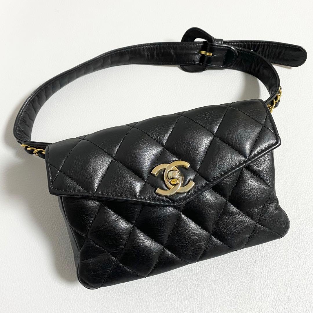 CHANEL / マトラッセ ココマーク ベルトバッグ ウエストバッグ