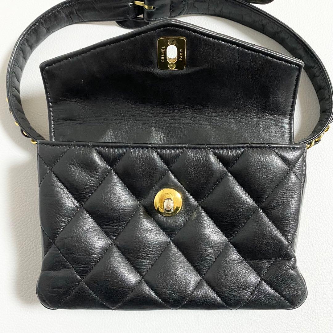 CHANEL / マトラッセ ココマーク ベルトバッグ ウエストバッグ