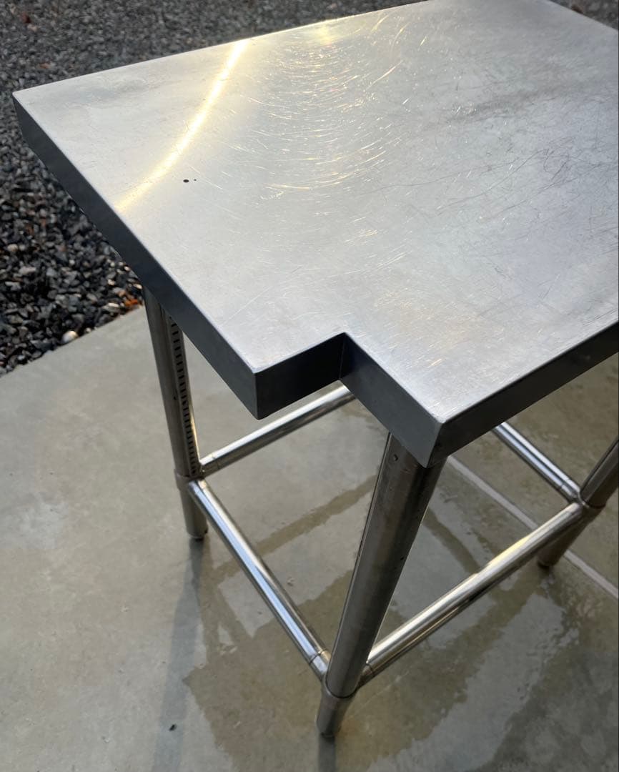 ステンレス作業台　調理台　ワークテーブル 業務用　450×600×800