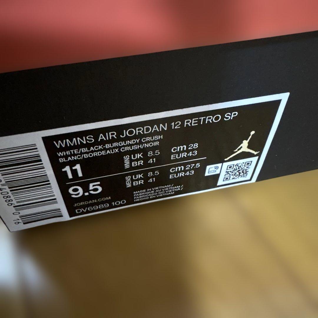 美品　黒タグ　A Ma Maniére Air Jordan 12 28cm