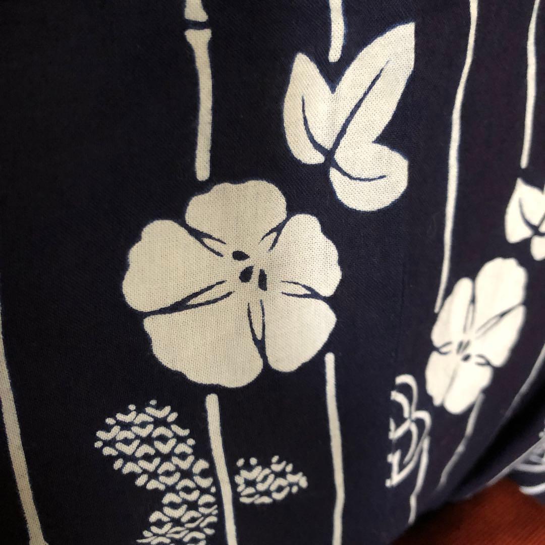 ☆にこ￼☆古風モダン＊朝顔と竹＊浴衣