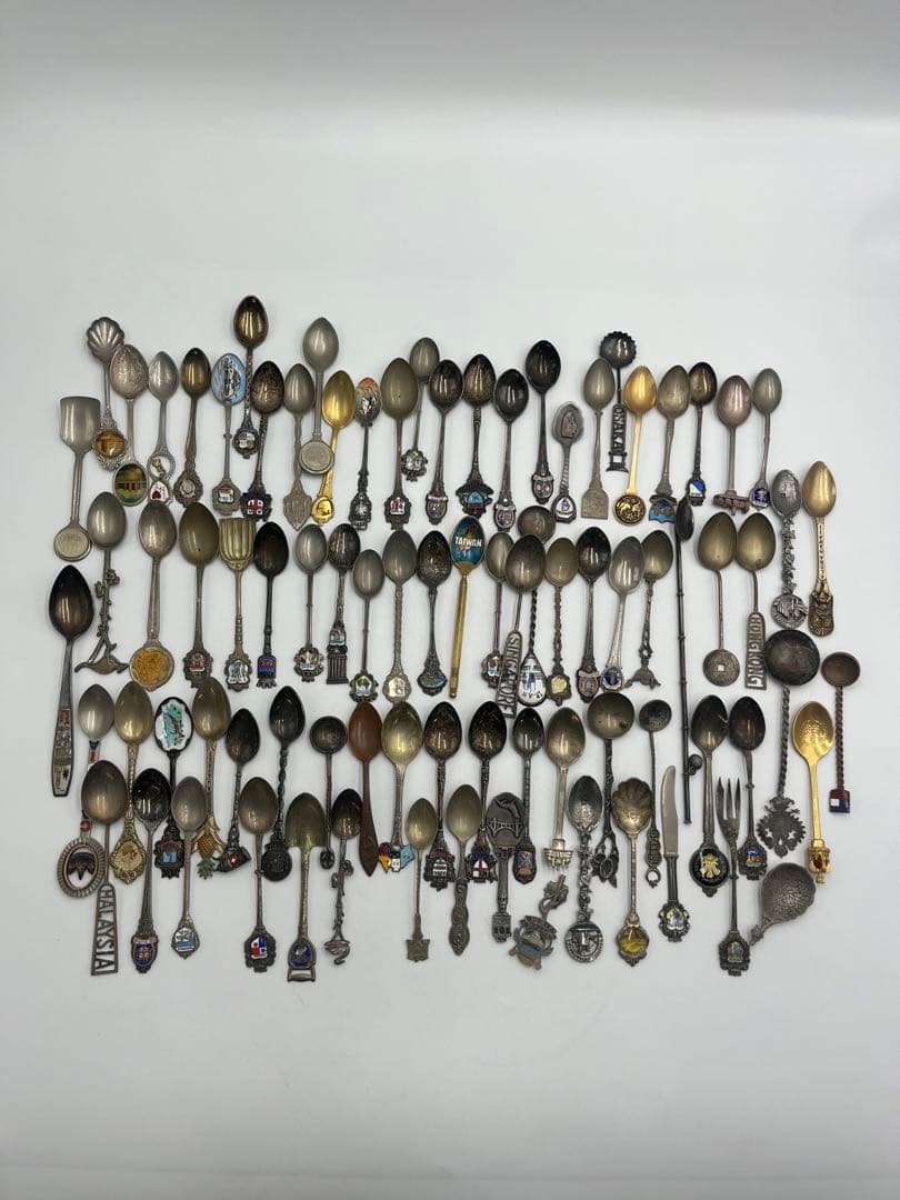 海外　アンティーク　スプーン　シルバー　海外観光地装飾　まとめ売り