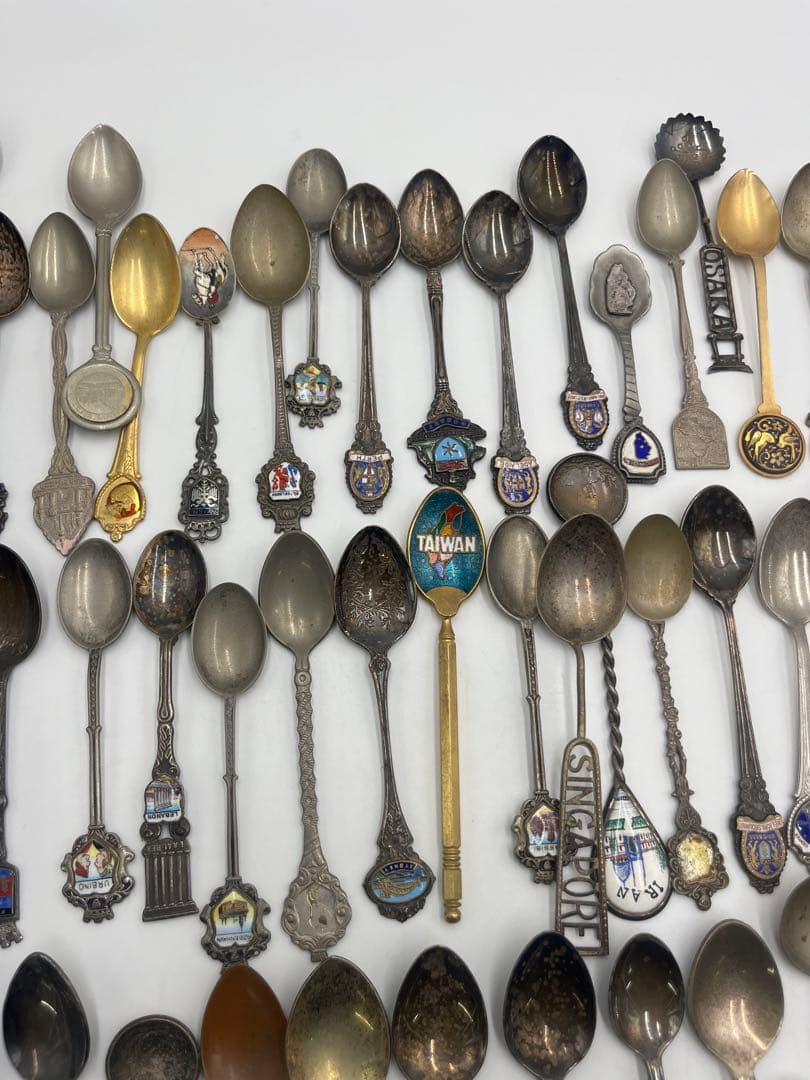 海外　アンティーク　スプーン　シルバー　海外観光地装飾　まとめ売り