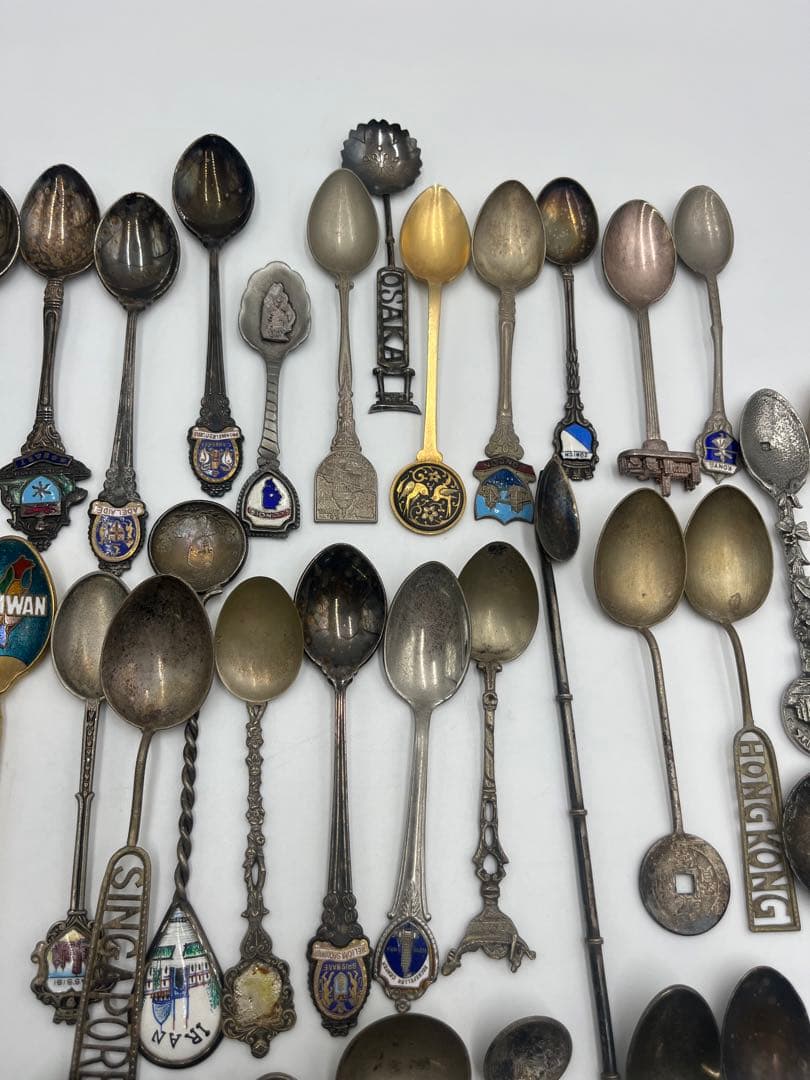 海外　アンティーク　スプーン　シルバー　海外観光地装飾　まとめ売り