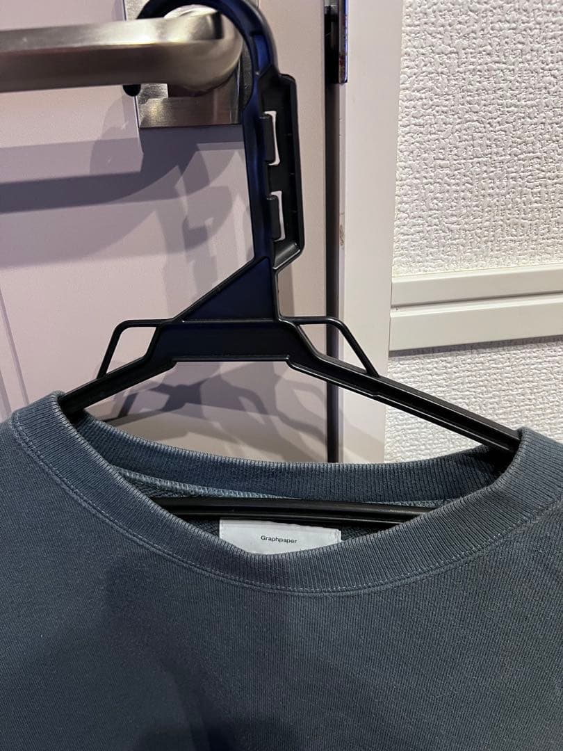 【美品】グラフペーパー×ループウィラー別注 スウェット トレーナー 緑