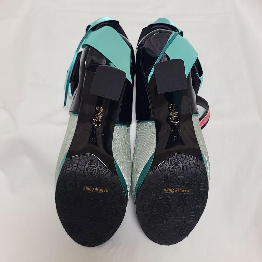 MAYLA 初音ミク アイコニック シューズオブジェ パンプス