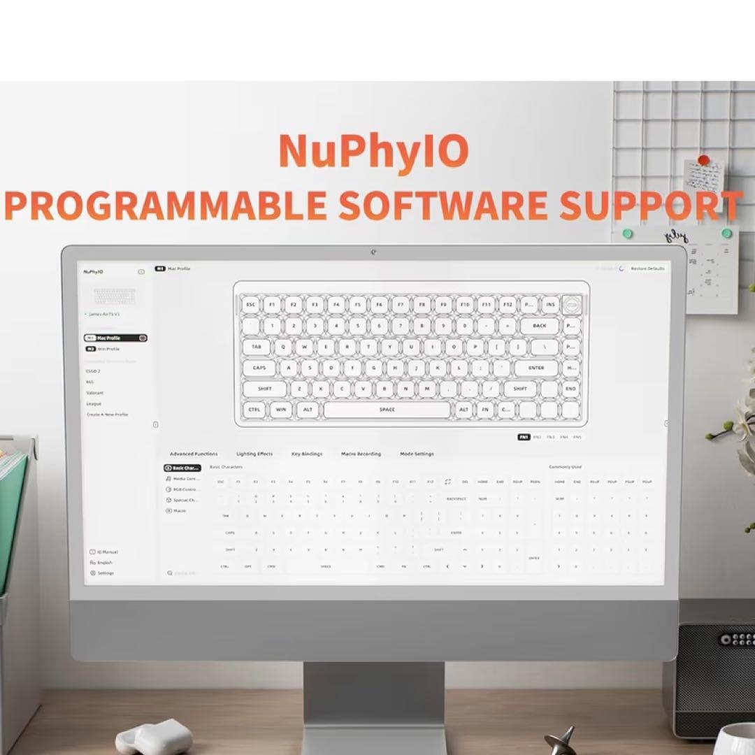 【ほぼ未使用】NuPhy Air75 V3 + 専用ケース