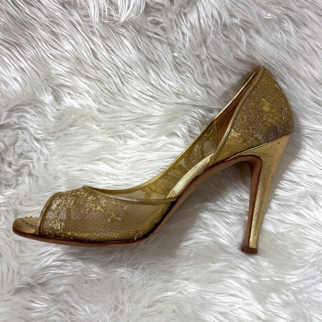 MANOLO BLAHNIK 良品✨マノロブラニク オープントゥサンダル